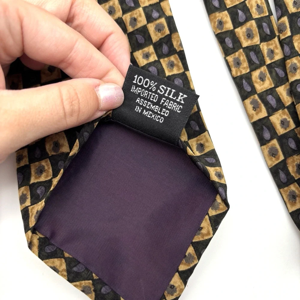 Vintage Cocktail Collection TEQUILA Seen Under The Microscope 100% Silk Tie 57